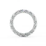 A classic eternity ring of round brilliant cut diamonds