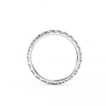 A beautiful micro-claw setting that is ideal as an eternity or wedding ring