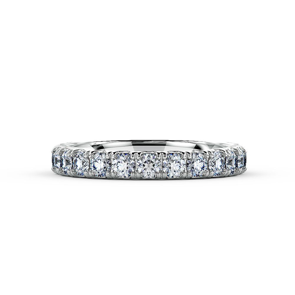 A beautiful micro-claw setting that is ideal as an eternity or wedding ring
